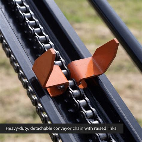 If safety cable is lost or missing, contact T. . Hay elevator chain repair